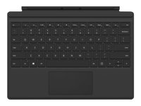 Microsoft Surface Pro Type Cover (M1725) - Clavier - avec trackpad, accéléromètre - R.-U. - noir - démo, commercial - pour Surface Pro (Mi-2017), Pro 3, Pro 4 HHA-00003