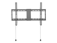 Vision VFM-W6X4V/2 - Kit de montage (support mural) - non-inclinable - pour écran plat - verrouillable - acier laminé à froid - noir - Taille d'écran : 37"-70" VFM-W6X4V/2