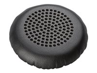 Poly - Coussinet pour casque - similicuir - noir (pack de 2) 85Q36AA